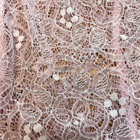 LulaRoe pink lace cover up, sheer, size small - Picture 3 of 8